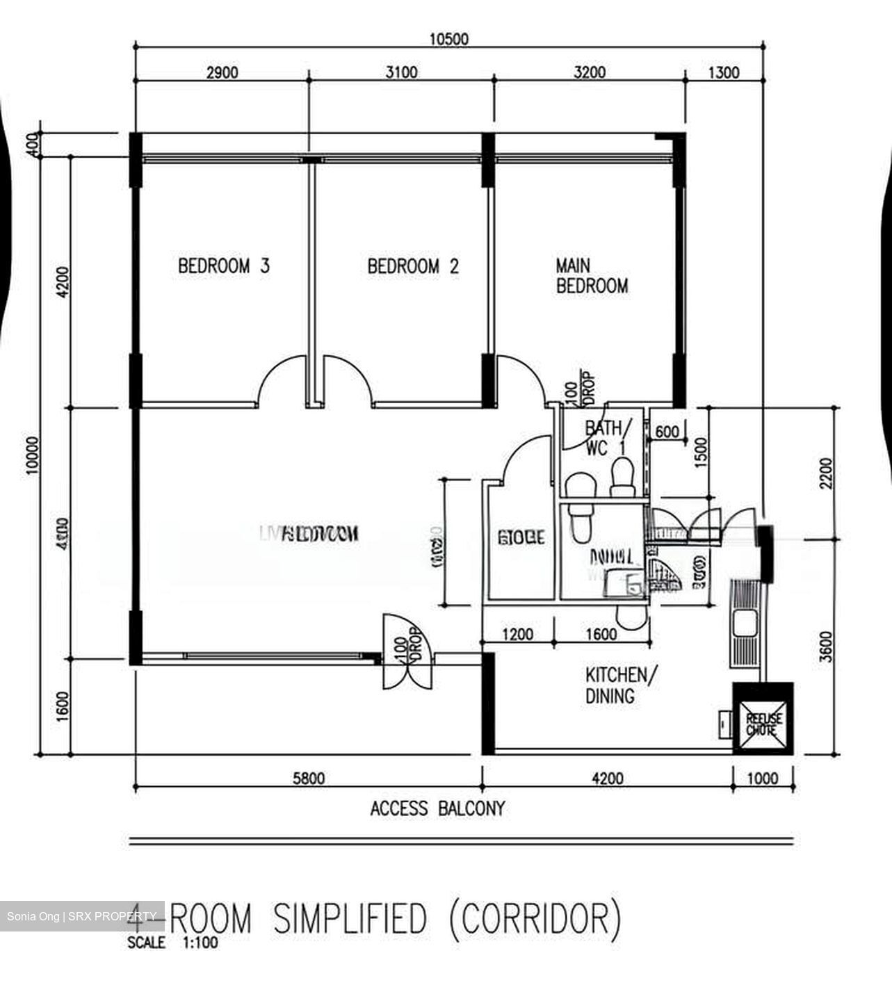 Blk 111 Mcnair Spring (Kallang/Whampoa), HDB 4 Rooms #585169211